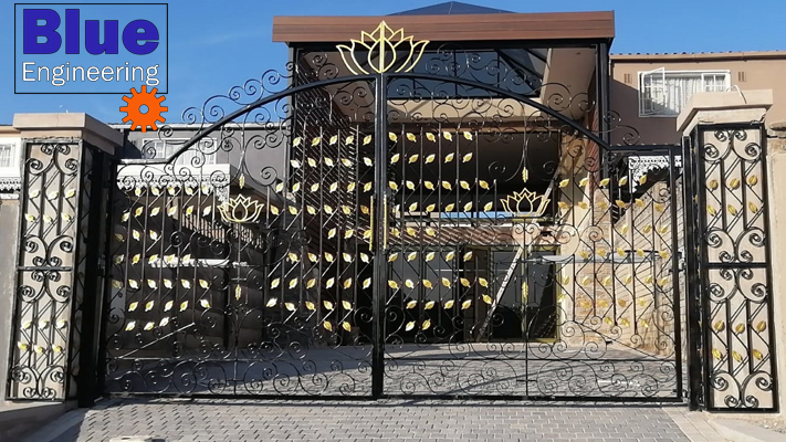 Decorative Ornamental Wrought Iron Driveway Gates in Durban