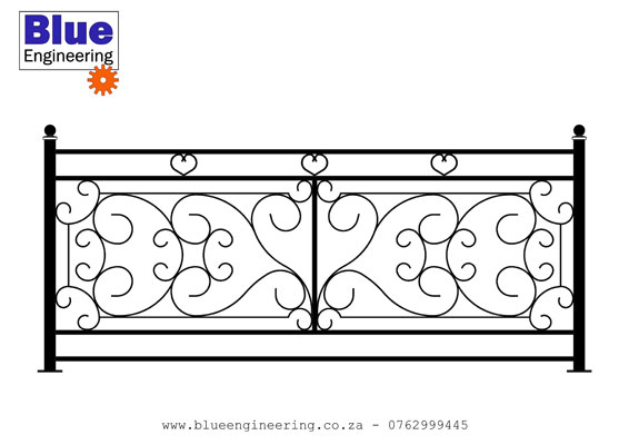 Custom Made Wrought Iron Balustrades in Durban 