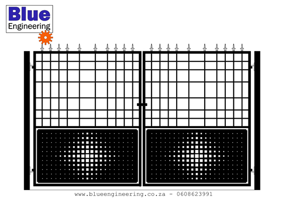 Modern Driveway Gates and Wrought Iron with Wood Driveway Gates in Durban