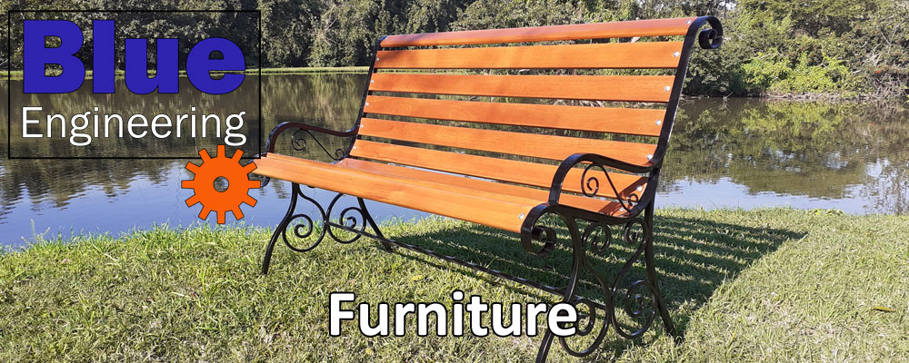 Wrought Iron and Wood Outdoor Furniture | Blue Engineering | Durban