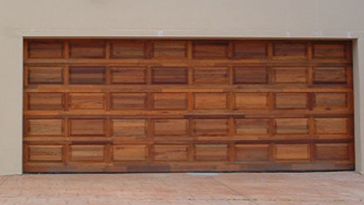 Wooden Sectional Garage Doors