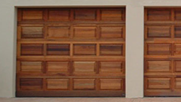 Wooden Sectional Garage Doors