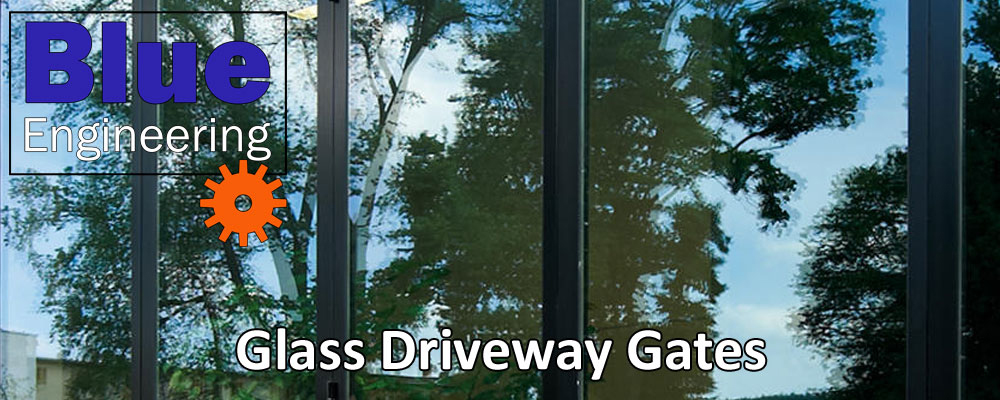 Glass Driveway Gates | Blue Engineering | Durban