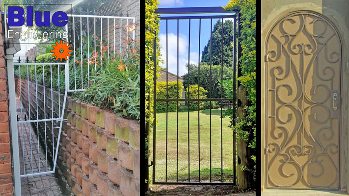 Security Gates, Garden Gates, Pedestrian Gates, Burglar Guards, Burglar Bars, Wrought Iron Gates, Wooden Gates, Stainless Steel Gates, Clear View Gates, Durban