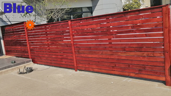 Wooden Slat Fencing in Durban 