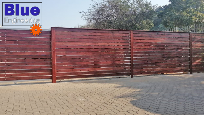 Wooden Slat Fencing in Durban 